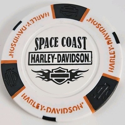 SPACE COAST HARLEY DAVIDSON OF COCOA BEACH, FLORIDA DEALERSHIP POKER CHIP NEW