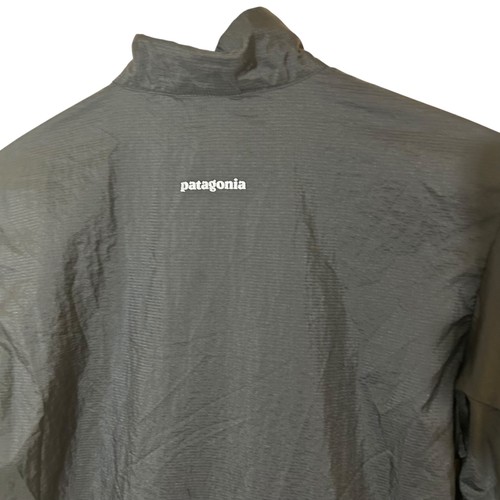 Patagonia Houdini Pullover Mens S Black Featherweight Snap Windbreaker Jacket - Picture 7 of 9