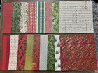 Anna Griffin *Metallic Christmas* Collection 12x12 Scrapbook Paper 34 Sheets