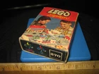Vintage LEGO System 270 Box & Motorcycles Sidecar and Motor Scooter