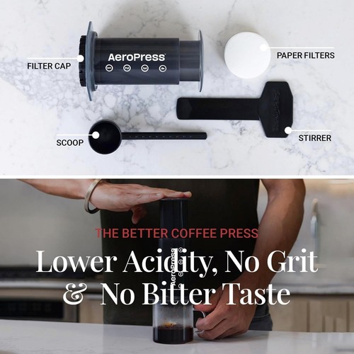 Innovadora prensa de café manual con tecnología sin grano y amargor - Imagen 8 de 11
