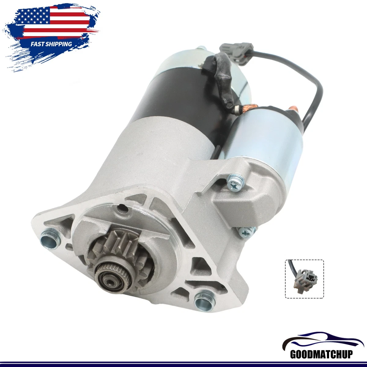 Starter Motor For Nissan Frontier & Suzuki Equator 2.5L – 2005-2019, 1.4kW 12V CW 11T