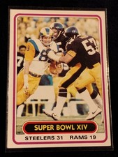 1980 Topps - Pittsburgh Steelers, Los Angeles Rams #494