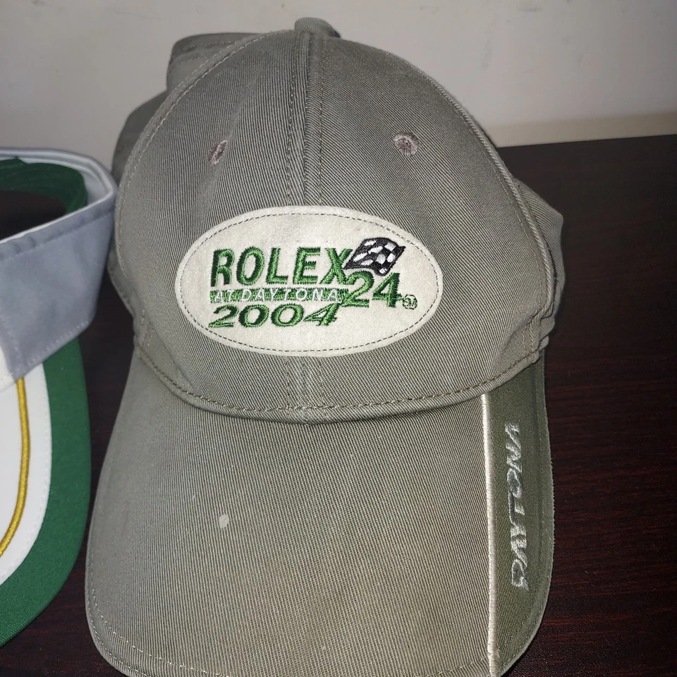 Кепка Rolex 24 Daytona Visor 2018 регулируемая белая и Rolex 24 Daytona 2004 серая - Изображение 2 из 4