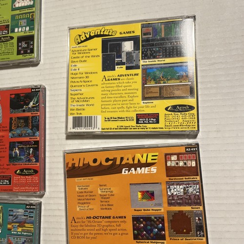 Lot Of 7 Aztech New Media Corp Games Collection PC CD-ROM Vintage Computer DOS - Picture 18 of 19