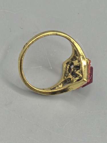 Boho Chic Bohemian Aged Gold Damen Ring Gr. 10 Mehrfarbig Vintage Style - Bild 4 von 7