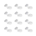 0.9 Inch USB Type C Dust Plug, 12 Pcs Anti Dust Plug Cover Female End, Clear