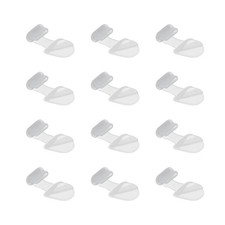 0.9 Inch USB Type C Dust Plug, 12 Pcs Anti Dust Plug Cover Female End, Clear