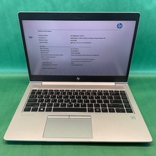 HP Elitebook 745 G5 AMD Ryzen 7 Pro 2700U - Powers On - NO HARD DRIVE- Untested