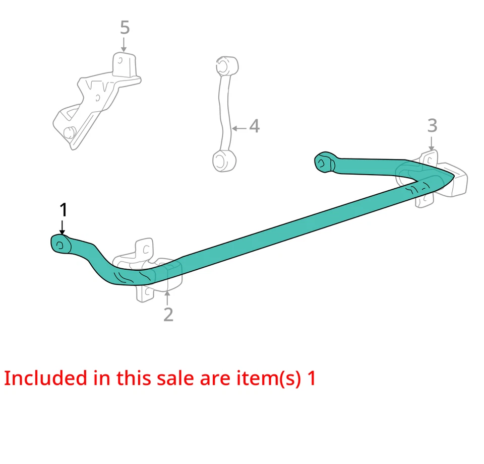 Barra estabilizadora delantera F350 Super Duty 2006 4x4 OEM 245 k millas - LKQ426852663 Foto 4 de 4