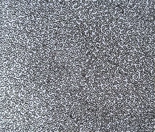 Original Black Ink Drawing Art Abstract Swirls Signed Modern Doodle 4.25x5in 