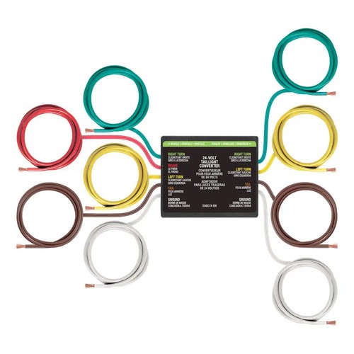 CURT 24V 3-Wire to 2-Wire Taillight Converter Kit - Bild 1 von 4
