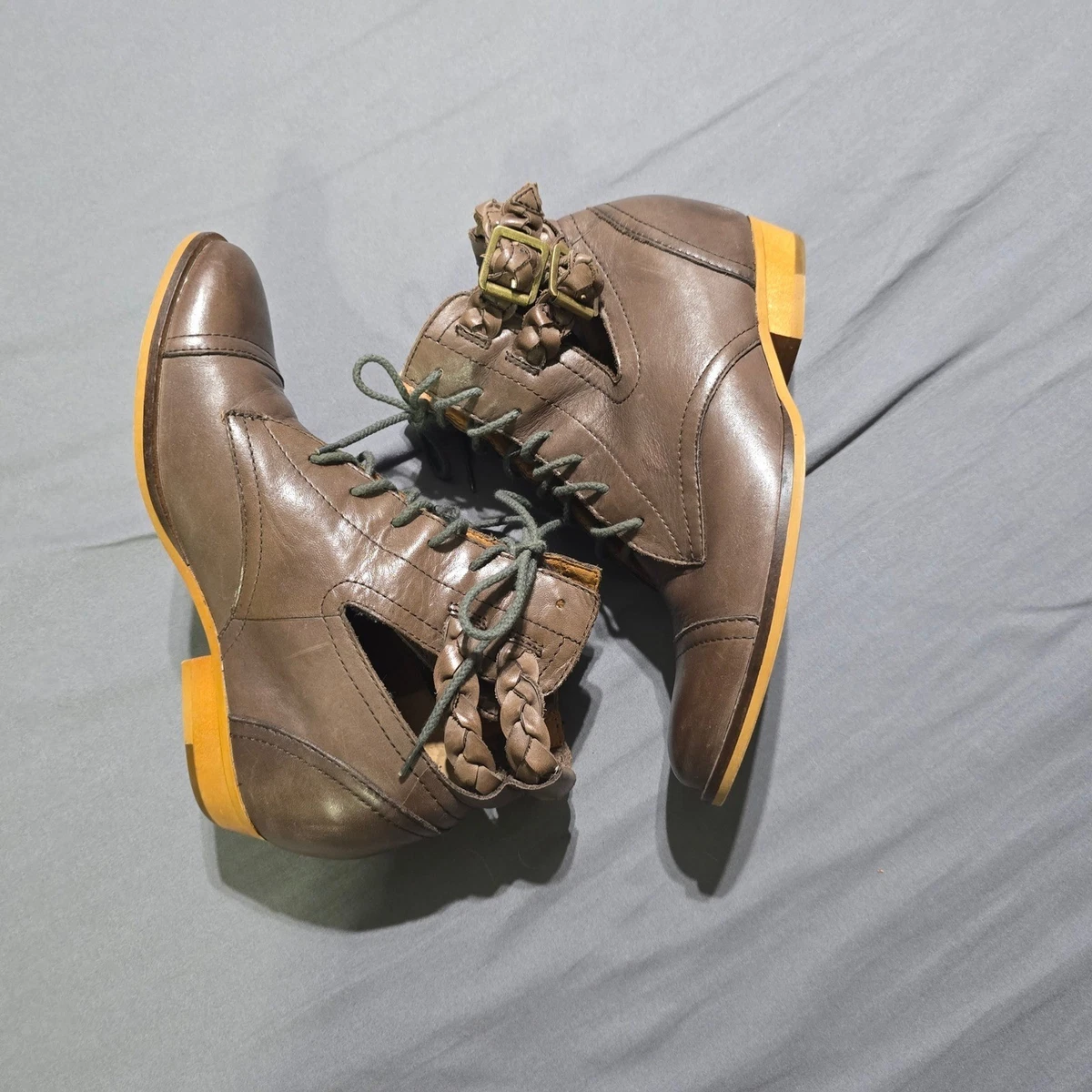 Latigo Tan Moccasin-Style Ankle Boots We did 95% of the waiting for you ? Wesco Mr. Lou Latigo  main image 4