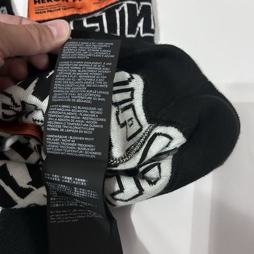 Heron Preston Sweater Knit All Over Logo Turtleneck Mens Medium CTNMB RARE - Picture 7 of 10