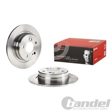 2X BREMBO BREMSSCHEIBEN 278mm VOLL HINTEN PASSEND FÜR MERCEDES-BENZ 124 E-KLASSE