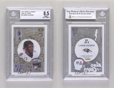 2021 Panini Illusions King of Cards Lamar Jackson #KC-3 BGS 8.5