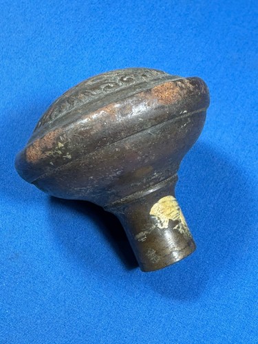 C.1880 Door Knob w/ Ornate Pattern, Eastlake Victorian Hardware, Authentic WEAR - Picture 5 of 7