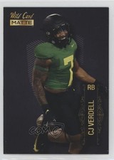 2022 Wild Card MATTE Black CJ Verdell #MB-18 1a7j