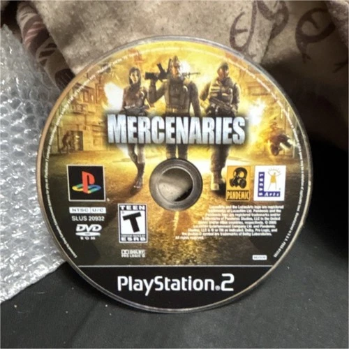 LucasArts Mercenaries PlayStation 2 Action Adventure NTSC-U/C T-Teen DVD-ROM