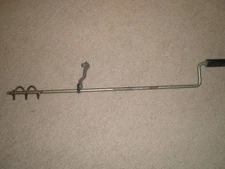 Craftsman murray  3/20 snowblower chute adjustment crank 2 bolt handle mount