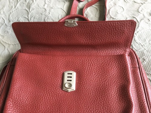 VOI - Tasche dickes Leder Laptoptasche Bordeaux Crossbody Business TOP Zustand! - Bild 9 von 24