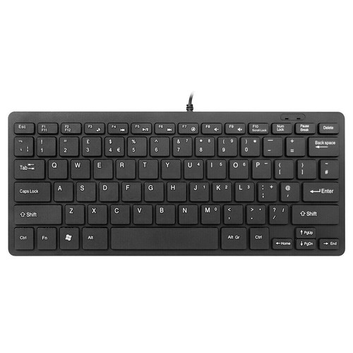 CIT KB-738 Slim Premium Mini USB Wired Keyboard Black UK For Desktop Laptop - Picture 9 of 9
