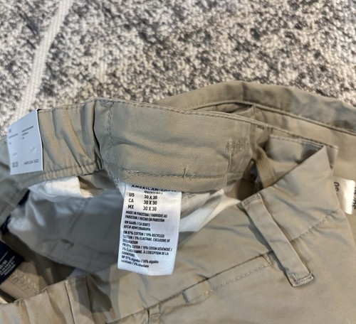 NWT American Eagle Men's AE Flex Athletic Easy Pant Light Khaki 30/30 - Picture 6 of 13