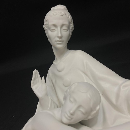 1977 Lladro Closing Scene Figurine 4935.3 Matte White Retired - Picture 2 of 5