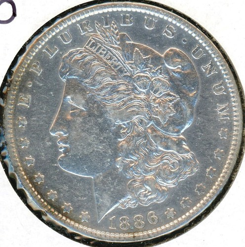 1886-O MORGAN DOLLAR NICE AU #7229