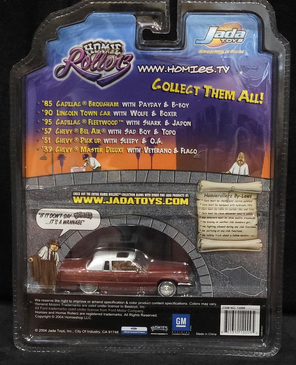 Jada Toys Homie Rollerz Payday & B-Boy '85 Cadillac Brougham