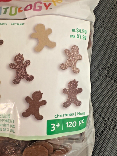 Pack of 2 Creatology Felt Stickers 120 per pkg, Ginger Bread Man, Arts & Crafts - Picture 5 of 5