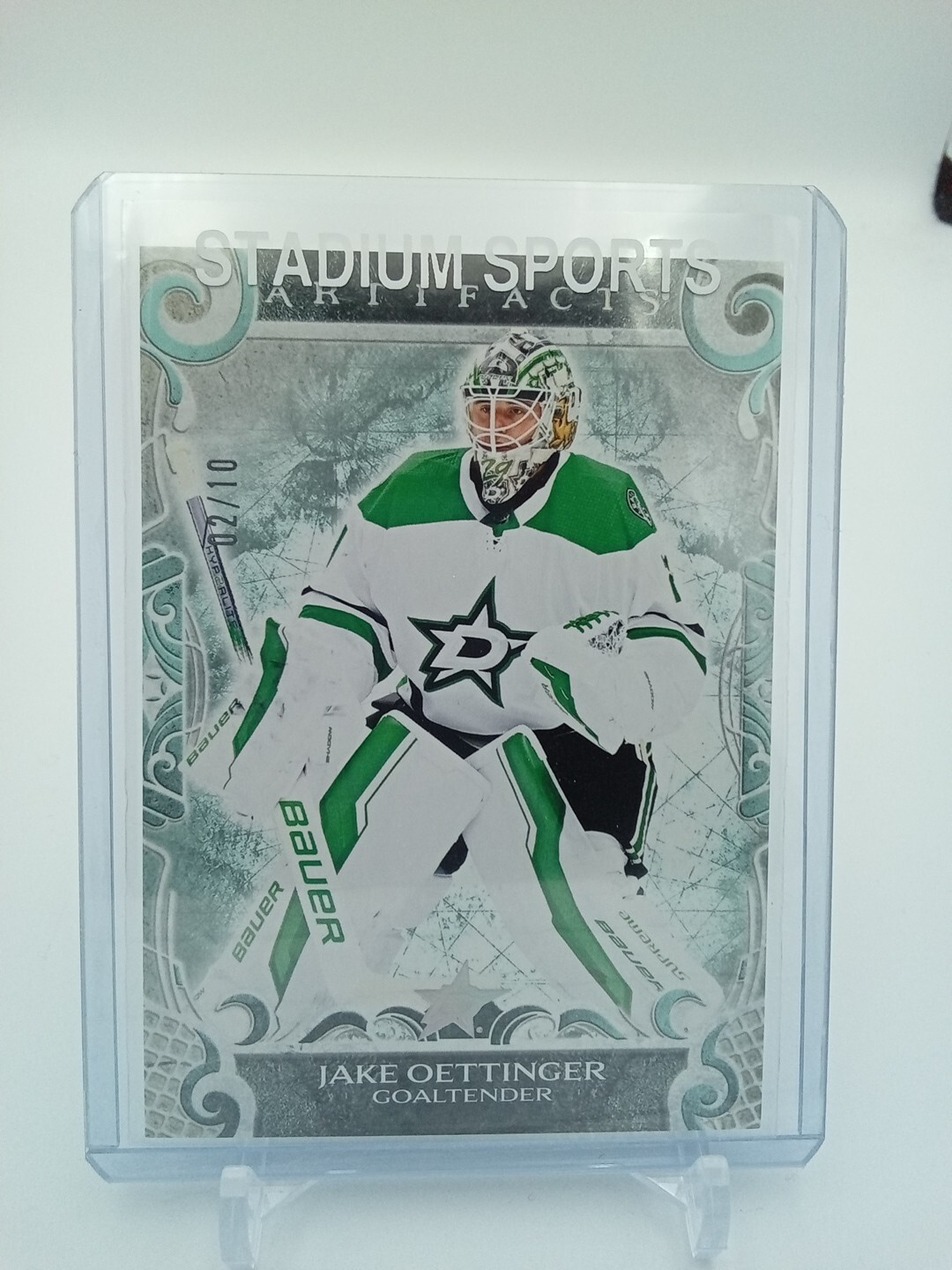 2024-25 Jake Oettinger Artifacts Seafoam Green /10 UD