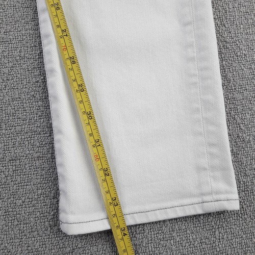 G-Star Mens Jeans 33x34 White 3301 Super Slim Coj Denim Stretch Skinny W33 L34 - Picture 8 of 19