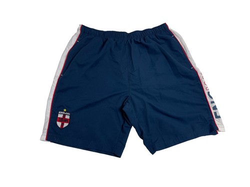 USS Precision Team Mens Sz Large England Expects Board Shorts Blue Swim Drunks - Foto 8 di 15