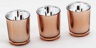 50 Copper Glass Tealight Votive Candle Holder Wedding Party Table Event Decor