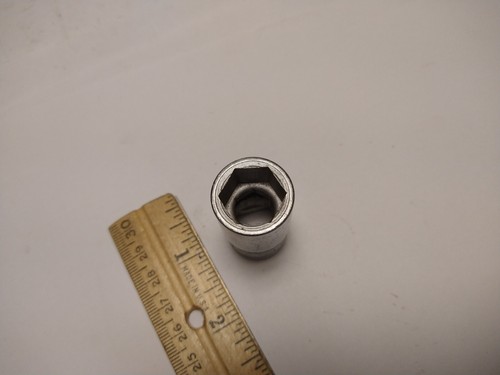 Snap-On Underline 1/2" Drive 5/8" Shallow 6 Point Socket TW-201 CAN etched G1227 - Imagen 5 de 6