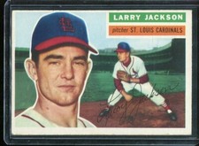1956  Topps   Baseball   # 119   Larry Jackson   (WB)   EX+      Excellent Plus