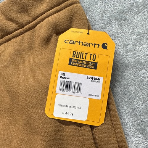 Carhartt Herren Relaxed Midweight Fleece Shorts Braun Gr. XXL NEU BS5840-M - Bild 3 von 11