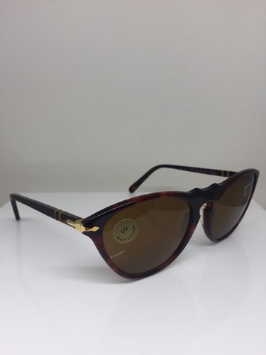 New Persol Sunglasses Ratti Vintage 201 C. Tortoise with Gold Trim 57-19mm Italy - Picture 4 of 12