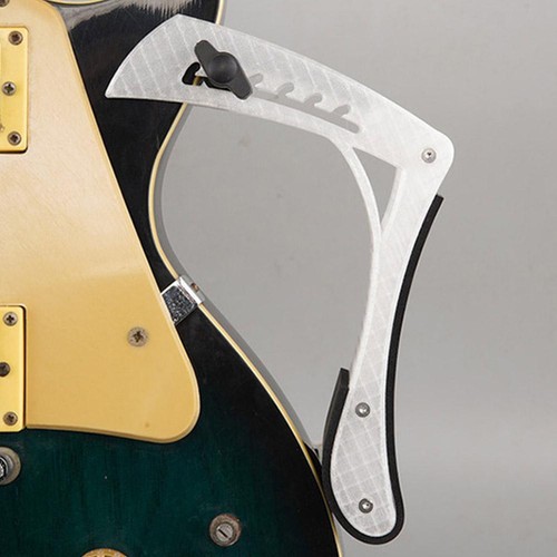 Supporto ergonomico antiscivolo regolabile per chitarra elettrica gambe} - Foto 3 di 24