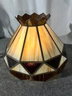 Nice Mission Style Stained Glass Lamp Shade Arts Crafts Deco 16", Tiffany Style