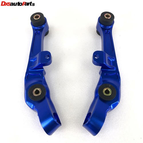 Kit de brazo de control de aluminio delantero izquierdo inferior derecho azul para 03-07 350Z G35 - Imagen 2 de 10