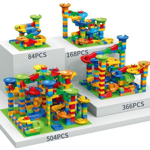 Kinderrutsche kleiner Block Block Montage Partikel zum Selbermachen pädagogisches Spielzeug Geschenk - Bild 21 von 24