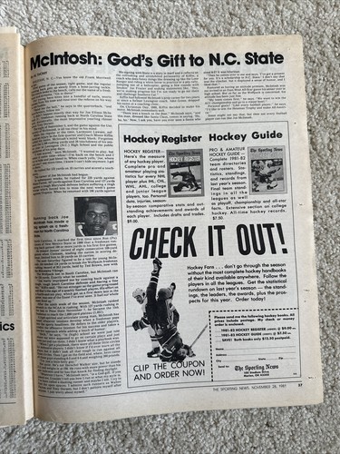 The Sporting News - DAN MARINO Pittsburgh November 28, 1981 EX Condition - Picture 6 of 12