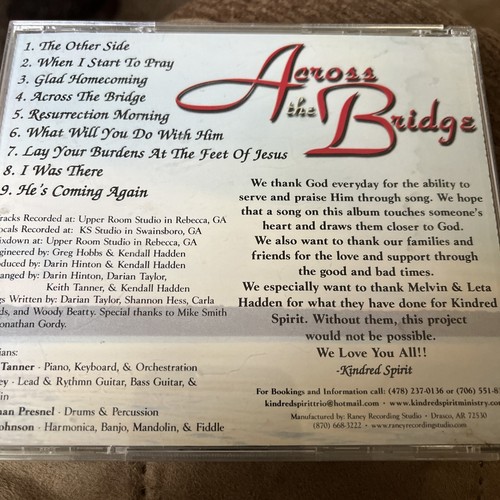 Across the Bridge by Kindred Spirit (CD) Christian - Picture 2 of 2