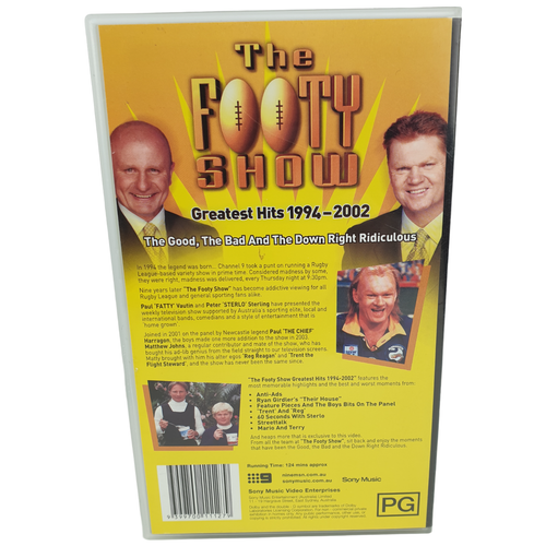 Vtg The FOOTY SHOW Greatest Hits 1994-2002 Rugby League VHS Video Tape 2003 PAL - Picture 6 of 11