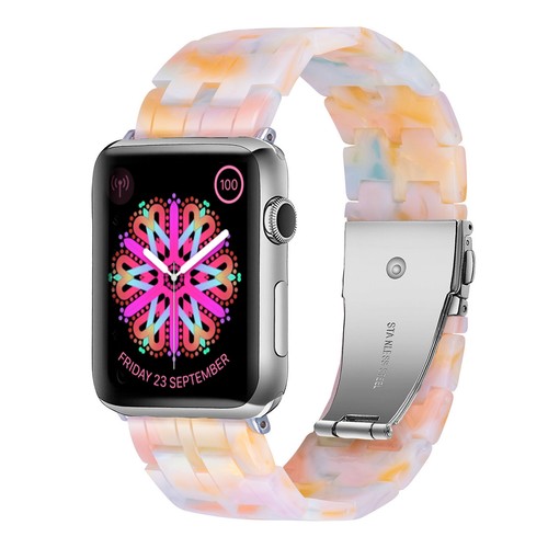 Strap Resin iWatch Band For Apple Watch 9 8 7 6 5 4 3 SE Ultra 38/40/41/44/45mm - 第 4/43 張圖片