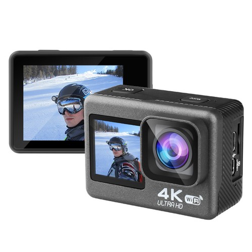 Waterproof 4K HD Action Camera Dual Touch Screen WiFi Camcorder Outdoor Sport DV - Picture 2 of 10