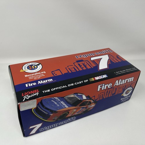 2014 1/24 Regan Smith #7 Fire Alarm SVC Chevrolet Camero Autographed - Picture 11 of 15