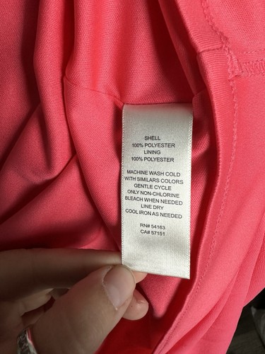 Eliza J Pink Turtleneck Womens Dress Size 16 - Picture 7 of 7